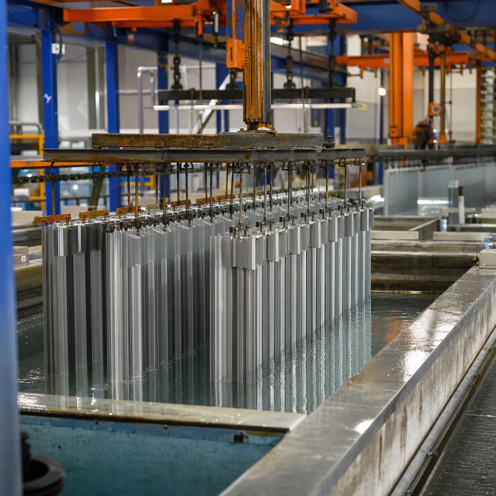 Anodizing surface treatment line